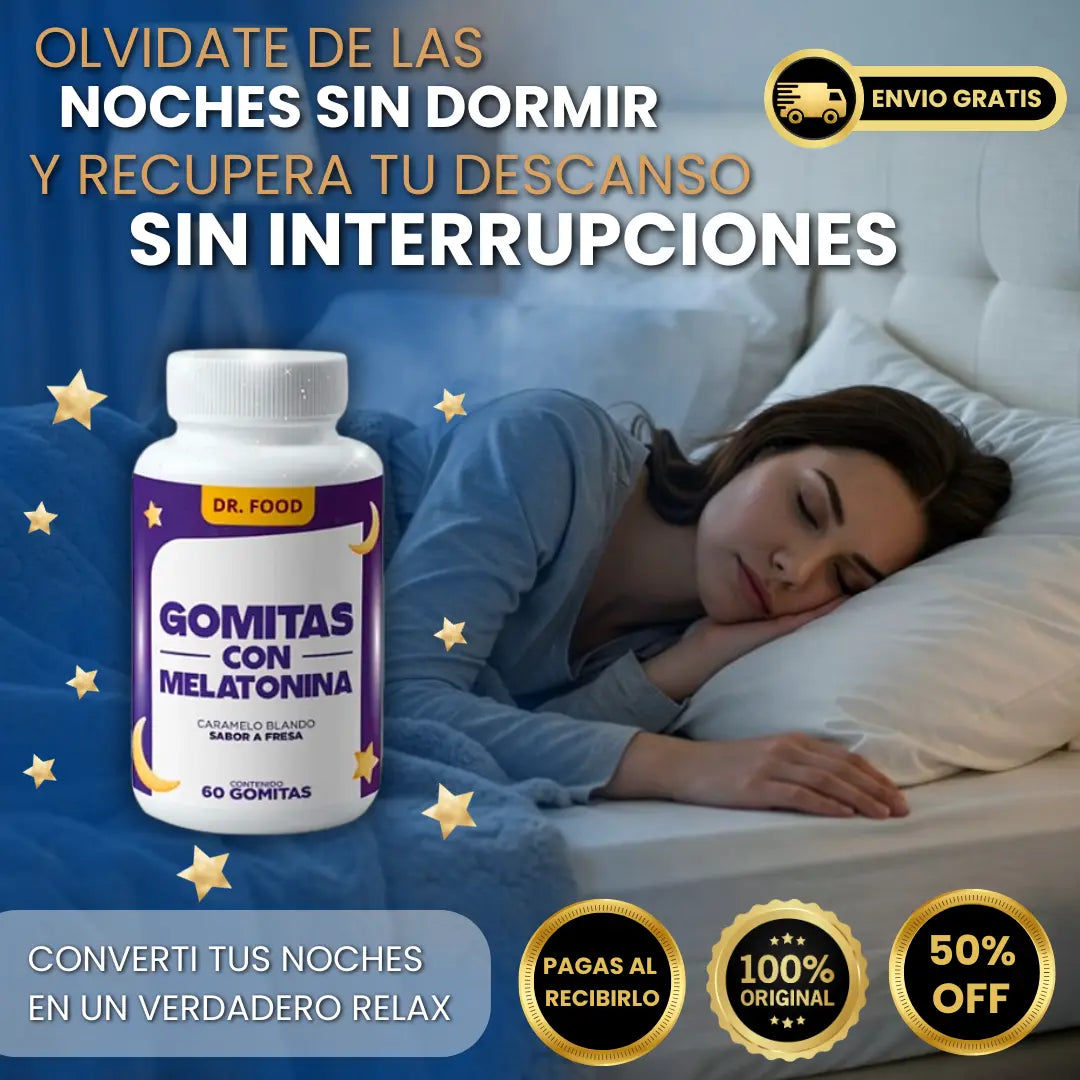 Gomitas con Melatonina | Recupera tu descanso