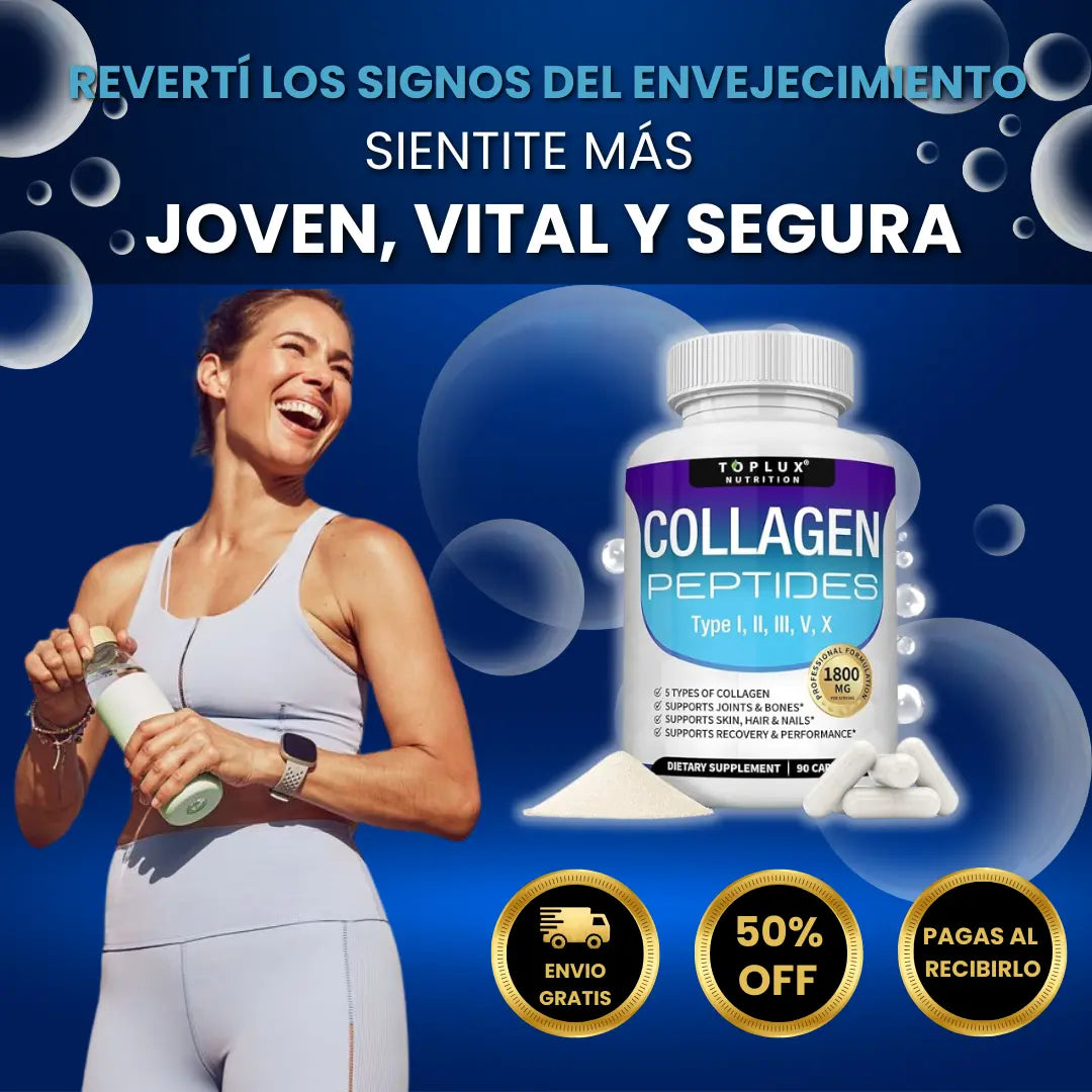 Colágeno Toplux | Recupera la juventud naturalmente